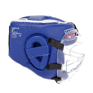 Casque avec visière Masters WAKO Bleu 