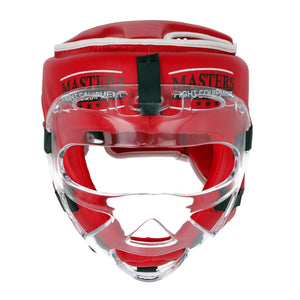 Helm met vizier Masters WAKO Rood 