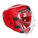 Casque avec visière Masters WAKO Rouge 