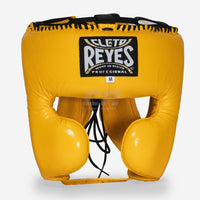 Helm Cleto Reyes met wangbescherming Geel-Combat Arena