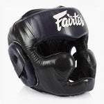 Caschetto Fairtex Diagonal Vision Sparring HG13 Zwart-blauw 