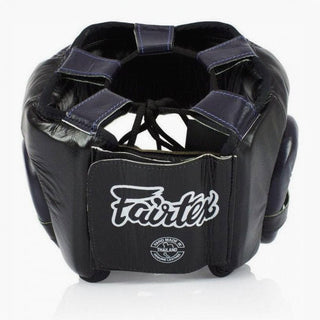 Caschetto Fairtex Diagonal Vision Sparring HG13 Zwart-blauw 