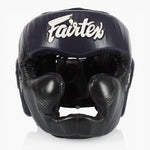 Caschetto Fairtex Diagonal Vision Sparring HG13 Zwart-blauw 