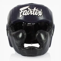 Caschetto Fairtex Diagonal Vision Sparring HG13 Zwart-blauw 