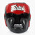 Caschetto Fairtex Diagonal Vision Sparring HG13 zwart-rood 
