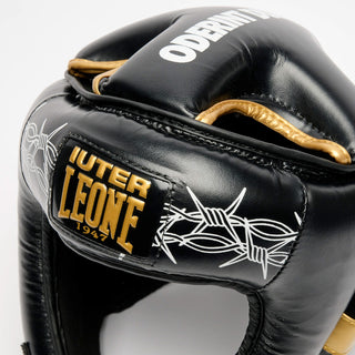Casque Leone IUTER Barbed Wire CS01IU Noir-Combat Arena