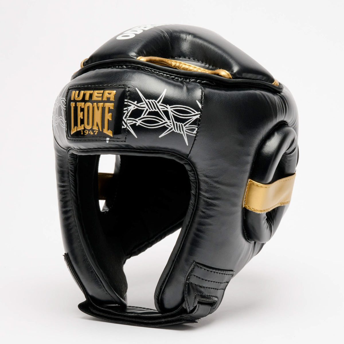 Casque Leone IUTER Barbed Wire CS01IU Noir-Combat Arena