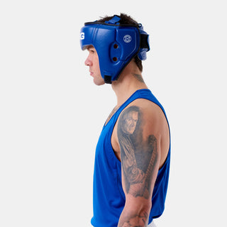 Casque Sting Competition Approuvé World Boxing Bleu 
