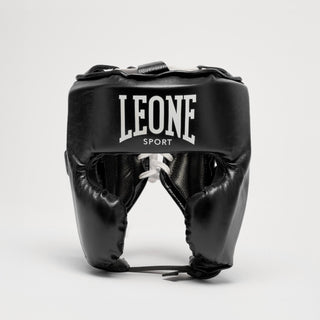 Casque Leone Sport Augusto Classico Noir avec pommettes 