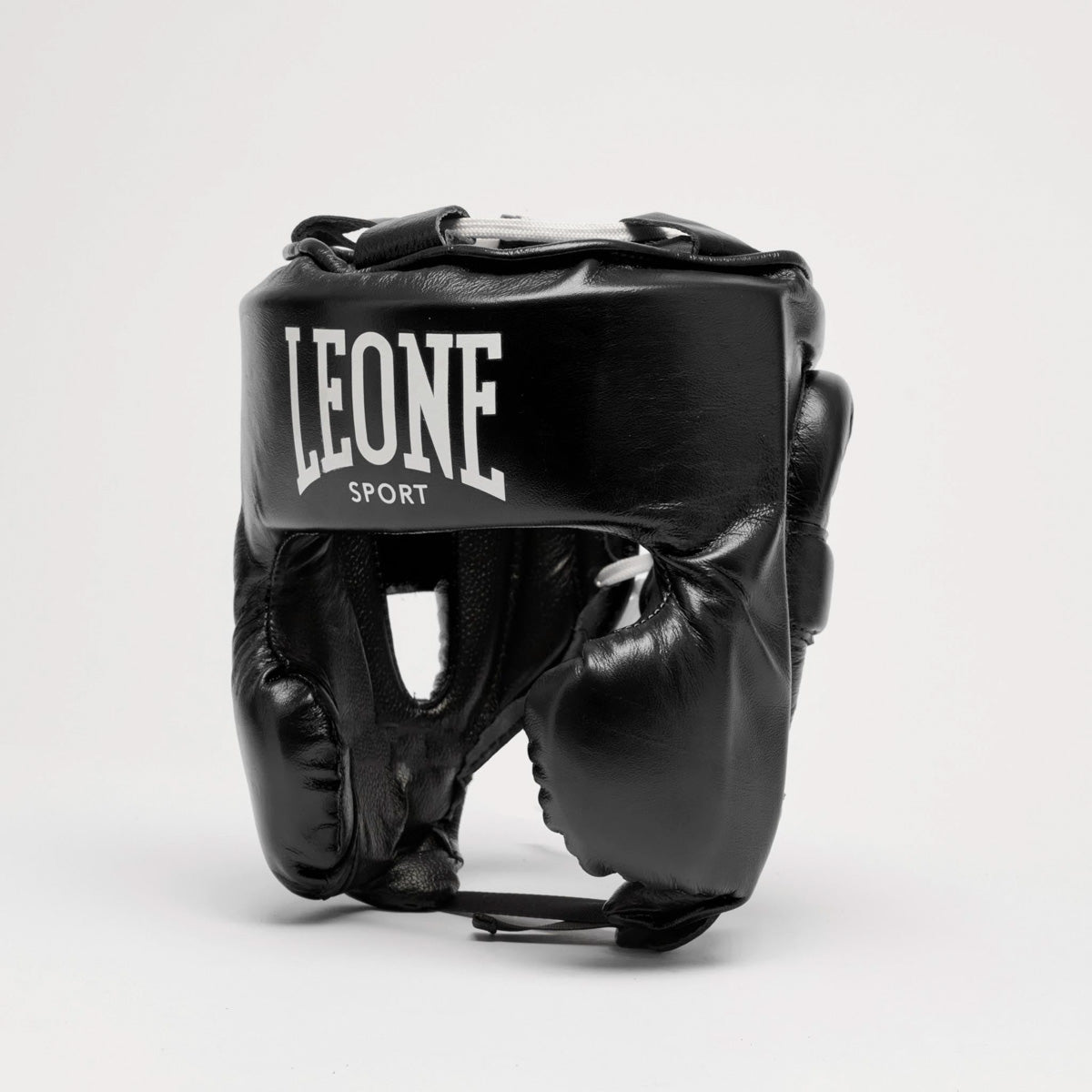 Casque Leone Sport Augusto Classico Noir avec pommettes 