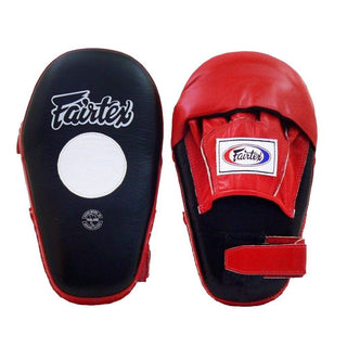 Handpads Fairtex Pro Hoek FMV8 Zwart-Rood