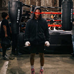 Felpa Boxraw Sparring Club Oversize con cappuccio e zip-Combat Arena