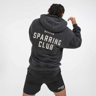 Felpa Boxraw Sparring Club Oversize con cappuccio e zip-Combat Arena