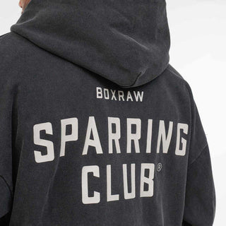 Felpa Boxraw Sparring Club Oversize con cappuccio e zip-Combat Arena