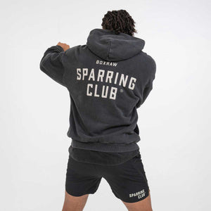 Felpa Boxraw Sparring Club Oversize con cappuccio e zip-Combat Arena