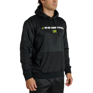 Sweatshirt Leone Logo Wacs met capuchon ABX127 Zwart 
