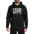 Sweat Leone Logo à capuche ABX119 Noir 