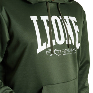 Sweat Leone Logo à capuche ABX119 Vert 