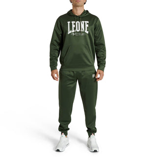 Sweat Leone Logo à capuche ABX119 Vert 