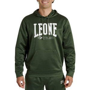 Sweatshirt Leone Logo met capuchon ABX119 Groen 