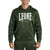 Sweat Leone Logo à capuche ABX119 Vert 