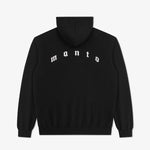 Felpa Manto Bones con cappuccio Nero-Combat Arena