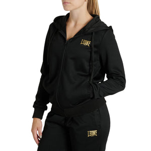 Dames Sweatshirt Leone DNA met capuchon en rits ABX730 