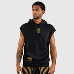 Felpa smanicata Venum x Mike Tyson Tiger con cappuccio Nero-oro-Combat Arena