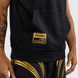 Felpa smanicata Venum x Mike Tyson Tiger con cappuccio Nero-oro-Combat Arena