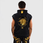 Felpa smanicata Venum x Mike Tyson Tiger con cappuccio Nero-oro-Combat Arena