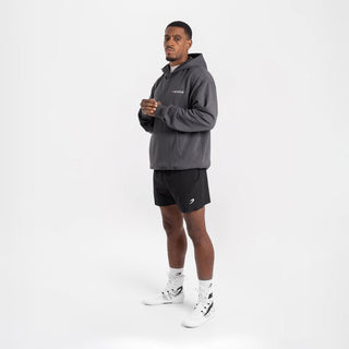 Sweatshirt Boxraw We Don't Play Boxing oversize met capuchon Grijs-roze 