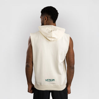 Sweat sans manches Venum Capuchon en vanille pour l'entraînement