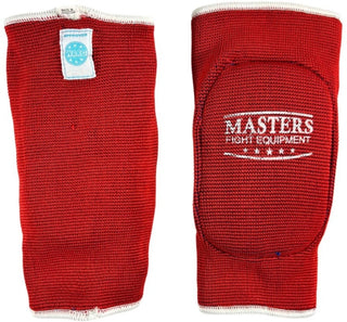 Elleboogbeschermer  stretch omkeerbare Masters WAKO rood blauw