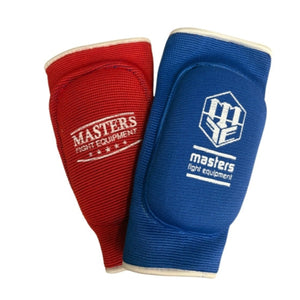Elleboogbeschermer  stretch omkeerbare Masters WAKO rood blauw