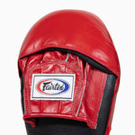 Handpads Fairtex Pro Hoek FMV8 Zwart-Rood