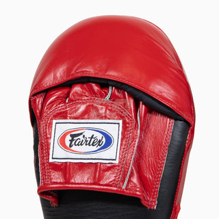 Handpads Fairtex Pro Hoek FMV8 Zwart-Rood