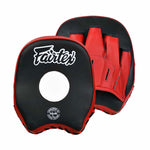 Handpads Fairtex Kort FMV14 Zwart-rood-Combat Arena