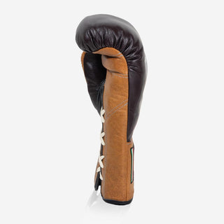 Bokshandschoenen Di Nardo met Veters 12 Oz Bourgogne-cognac-vintage-Combat Arena