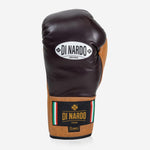 Bokshandschoenen Di Nardo met Veters 12 Oz Bourgogne-cognac-vintage-Combat Arena