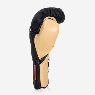 Bokshandschoenen Di Nardo met Veters 12 Oz Zwart-zand-Combat Arena