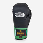 Guantoni Di Nardo con lacci 14 Oz Nero-verde-Combat Arena