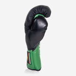 Guantoni Di Nardo con lacci 14 Oz Nero-verde-Combat Arena
