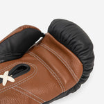 Bokshandschoenen Di Nardo met Veters 18 Oz Zwart-bruin-Combat Arena