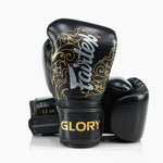 Gants de boxe Fairtex x Glory BGVG3 Noir et or