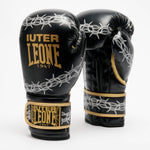 Gants de boxe Leone IUTER Barbed Wire GN02IU Noir-Combat Arena