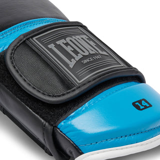 Gants de boxe Leone Professional 2 GN115C Bleu 14 Oz 