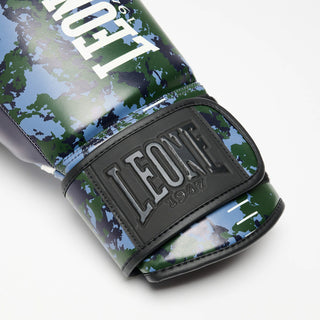 Guantoni Leone Urban Fighter GN335 Blu-verde camo-Combat Arena