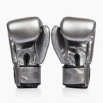 Gants de Muay Thai Fairtex BGV1C-Plus Gun Metallic-Combat Arena