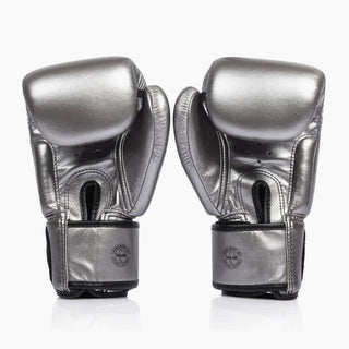 Gants de Muay Thai Fairtex BGV1C-Plus Gun Metallic-Combat Arena