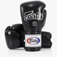 Gants de Muay Thai Fairtex BGV5 Super Sparring Noir-Combat Arena